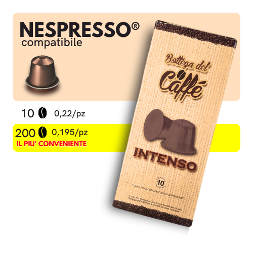 Capsule Compatibili NESPRESSO®️ - Bottega del Caffè - INTENSO