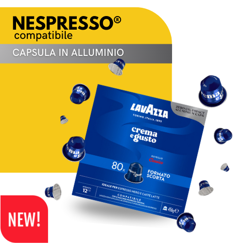 LAVAZZA®️ CREMA E GUSTO - compatibile NESPRESSO®️- 80 capsule