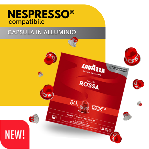 LAVAZZA®️ QUALITA' ROSSA - compatibile NESPRESSO®️- 80 capsule