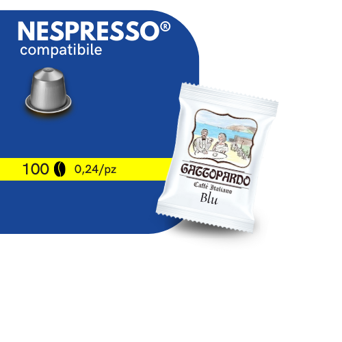 Capsule Compatibili NESPRESSO®️ - To.Da Caffè Gattopardo - BLU