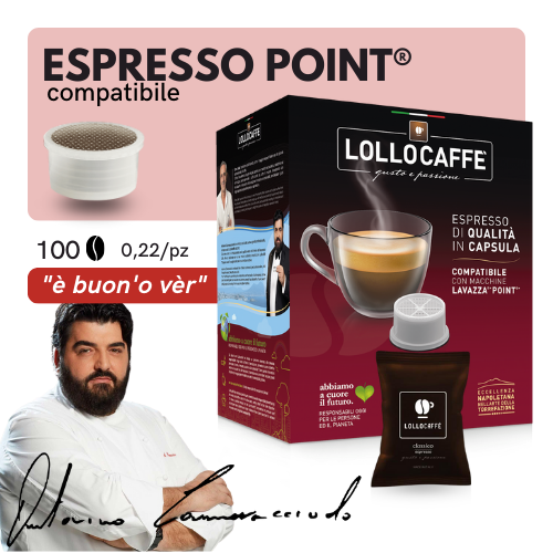 Capsule Compatibili ESPRESSO POINT®️ - Lollo Caffè Passionejoy - Miscela CLASSICA