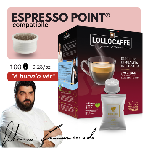 Capsule Compatibili ESPRESSO POINT®️ - Lollo Caffè Passionejoy  - Miscela ORO