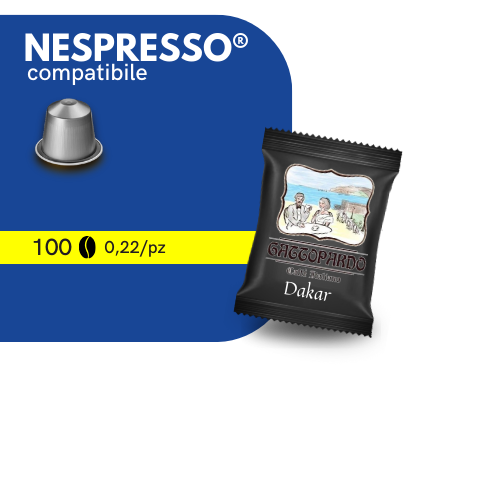 Capsule Compatibili NESPRESSO®️ - To.Da Caffè Gattopardo - DAKAR