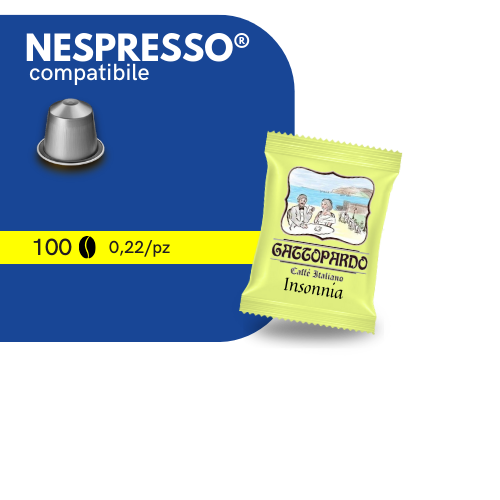 Capsule Compatibili NESPRESSO®️ - To.Da Caffè Gattopardo - INSONNIA